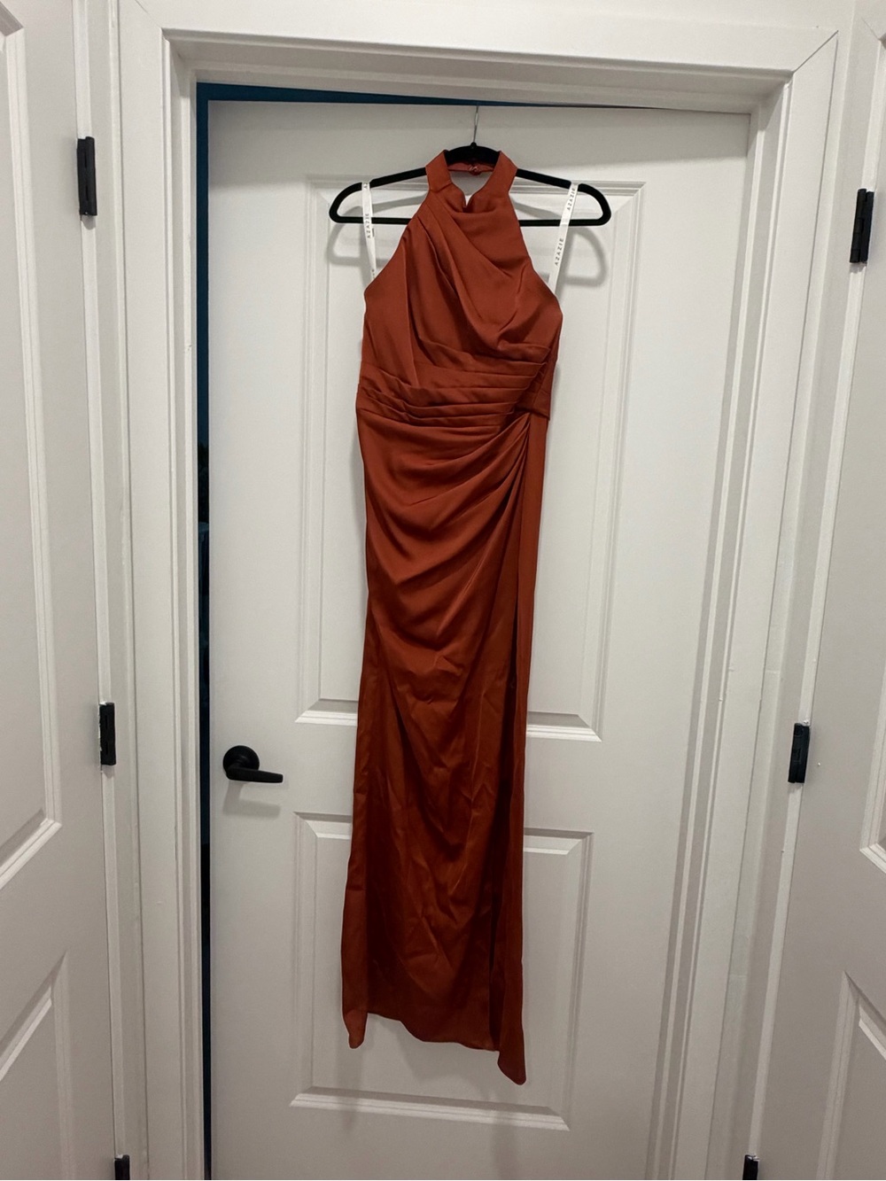 Azazie Halter-Style Maxi Dress